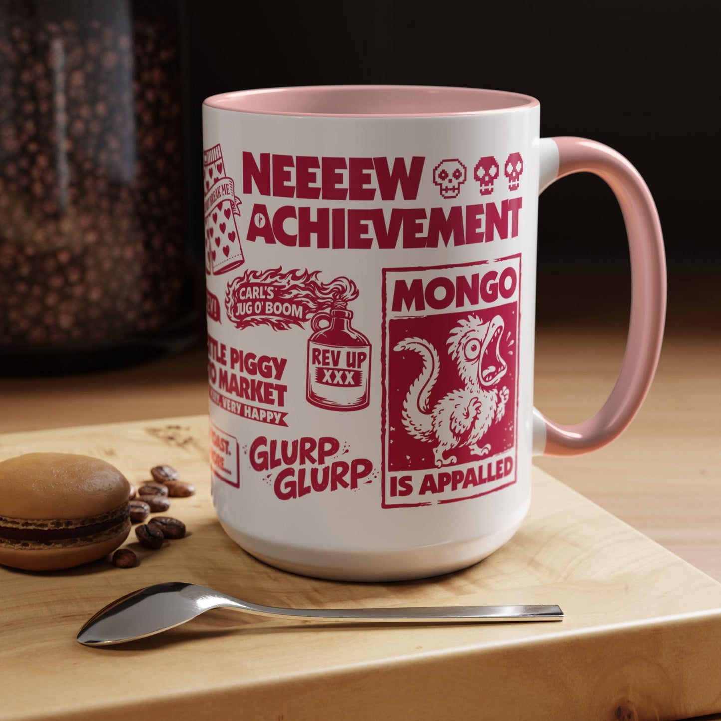 New Achievement - An Even Bigger 15oz Coffee Mug Inspired by Dungeon Crawler Carl